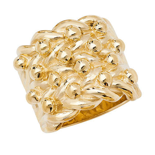 9ct Yellow Gold Keeper Ring