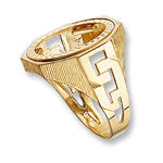 9ct Yellow Gold Coin Ring