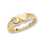 9ct Yellow Gold Signet Ring RN495