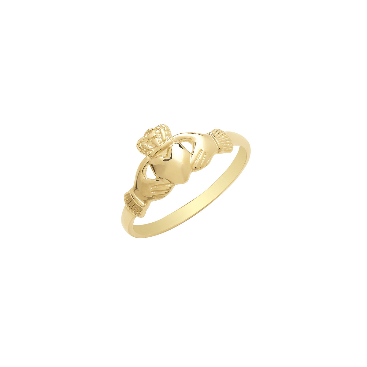 9ct Yellow Gold Claddagh Ring