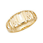 9ct Yellow Gold Mum Ring