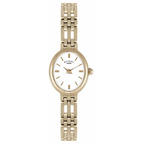 Rotary Ladies 9ct Gold Watch with White Dial and 9ct Gold Bracelet LB10090/02
