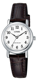 Lorus Womens Brown Leather Strap Watch RRS11WX9