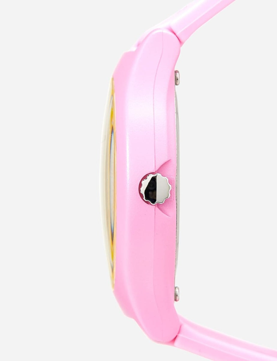 Lorus Kids Watch with Pink Dial and Pink Silicone Strap RRX49HX9