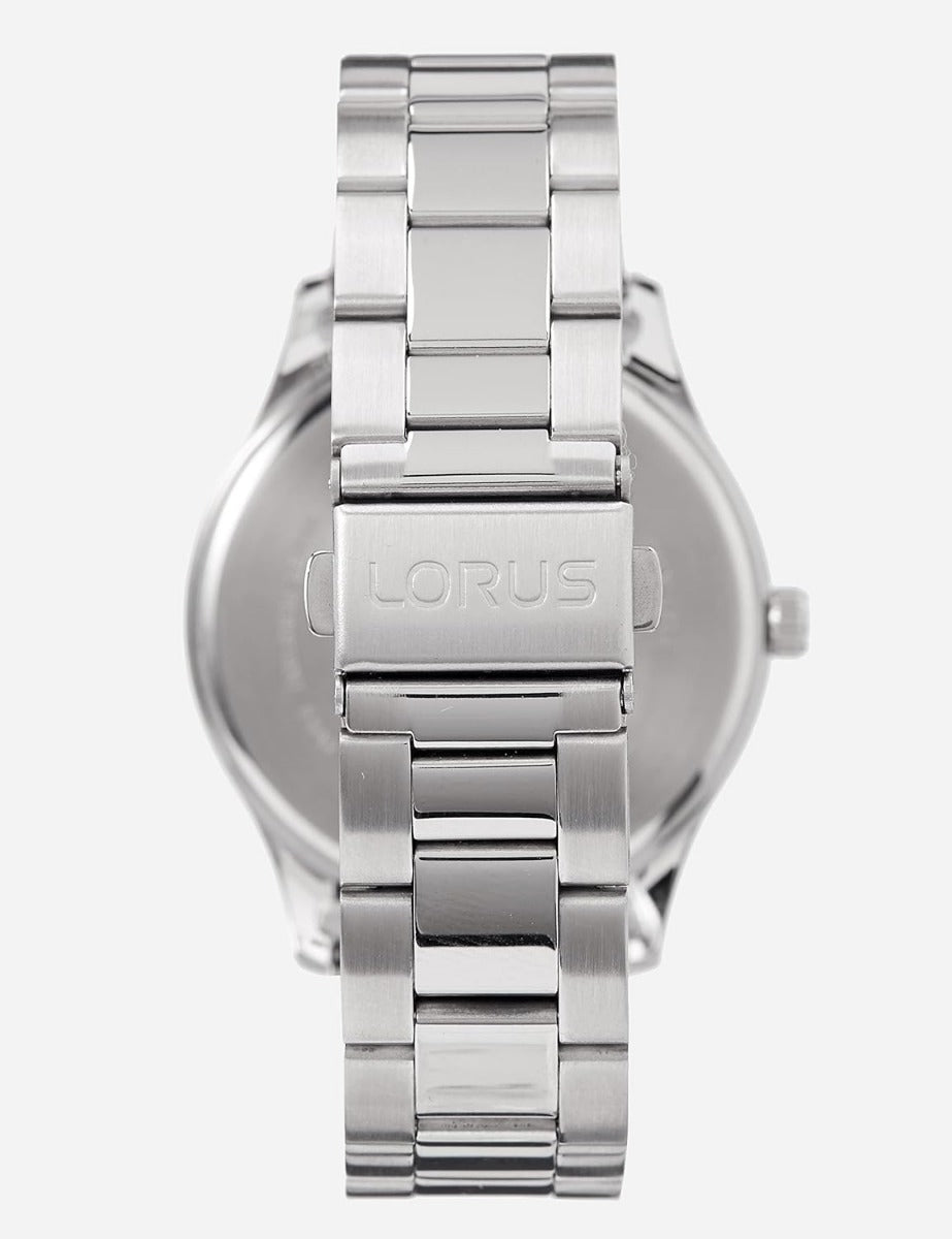 Lorus Classic Mens Watch with Blue Dial and Silver Bracelet RRX65HX9