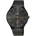 Lorus Mens Black Milanese Strap Watch RS987BX9