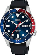 Lorus Men's Automatic Watch with Blue Dial and Black Strap RL451AX9