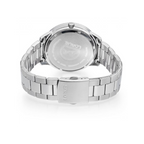 Lorus Mens Solar Watch with Black Dial & Stainless Steel Bracelet RX335AX9