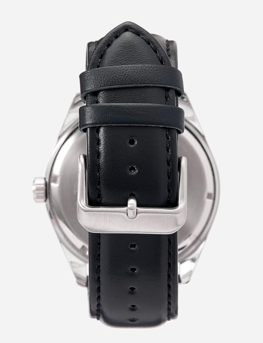 Lorus Men's Solar Watch with Black Dial and Black Strap RX339AX9