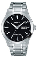 Lorus Mens Black Dial Watch RXN23DX9