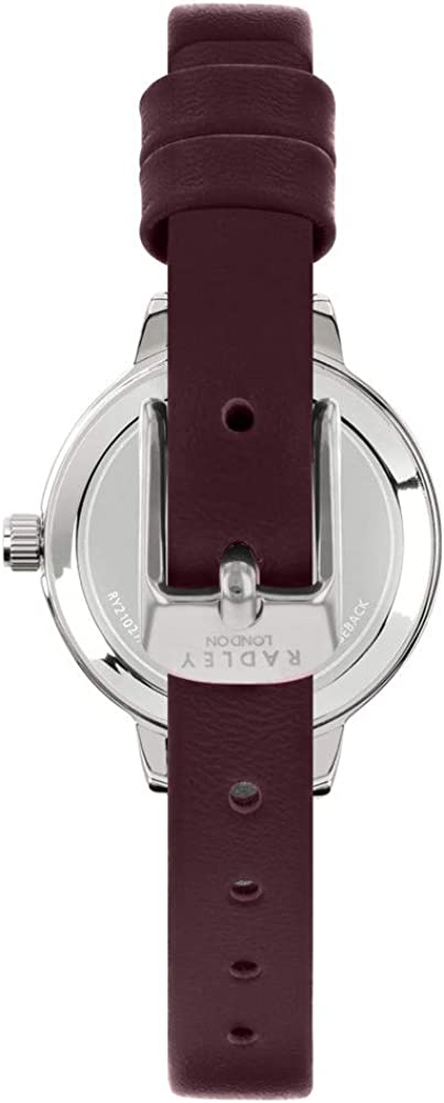 Ladies Radley Watch with White Dial and Purple Leather Strap RY21027A