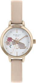 Radley Ladies Watch with White Dial and Nude Leather Strap RY21240A