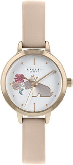 Radley Ladies Watch with White Dial and Nude Leather Strap RY21240A