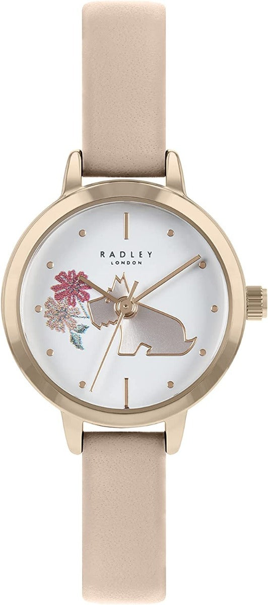 Radley Ladies Watch with White Dial and Nude Leather Strap RY21240A