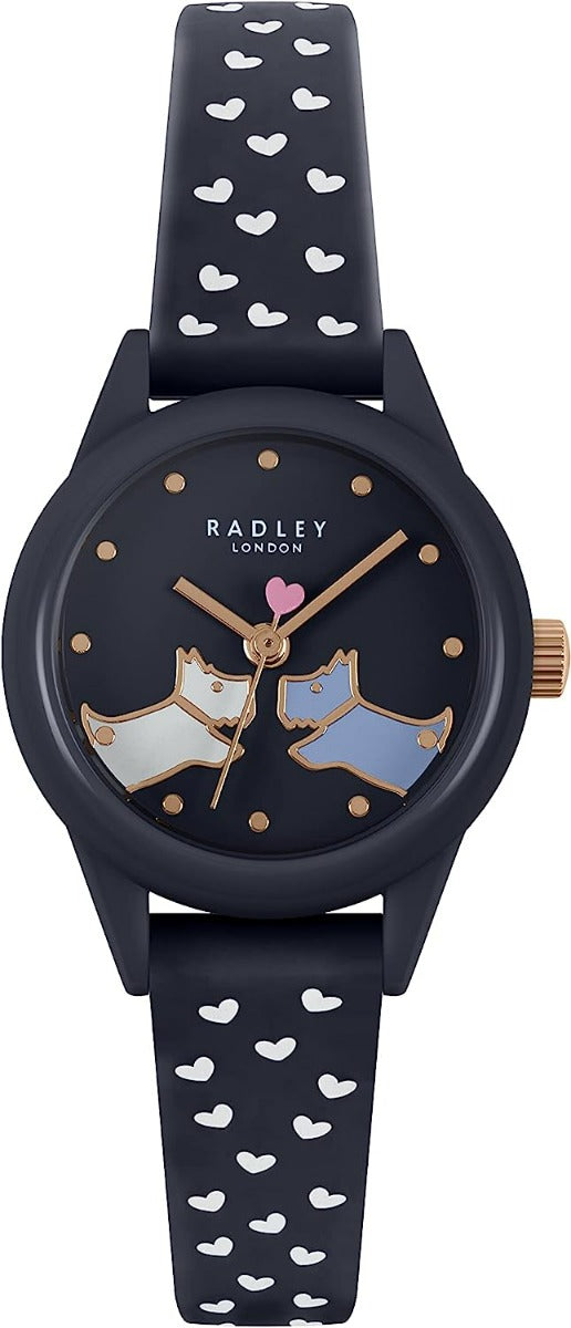 Radley Ladies Watch with Blue Dial and Silicone Strap RY21262