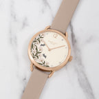Radley Ladies Watch with Stone Set Dial and Beige Leather Strap RY21272