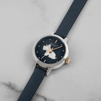 Radley Ladies Watch & Necklace Set with Black Dial and Black Leather Strap RY21303A-SET