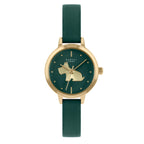 Radley Ladies Watch & Necklace Set with Green Dial and Green Leather Strap RY21308A-SET