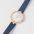Radley Women's Watch with Mother of Pearl Dial and Blue Leather Strap RY21384