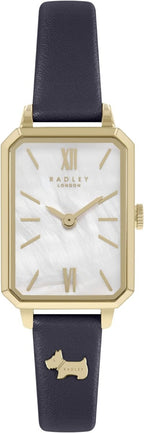 RADLEY Ladies Watch with Mother of Pearl Dial and Blue Leather Strap RY21390
