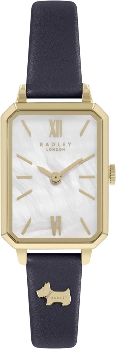 RADLEY Ladies Watch with Mother of Pearl Dial and Blue Leather Strap RY21390