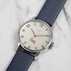 Radley Ladies Watch with White Dial and Blue Leather Strap RY21391A