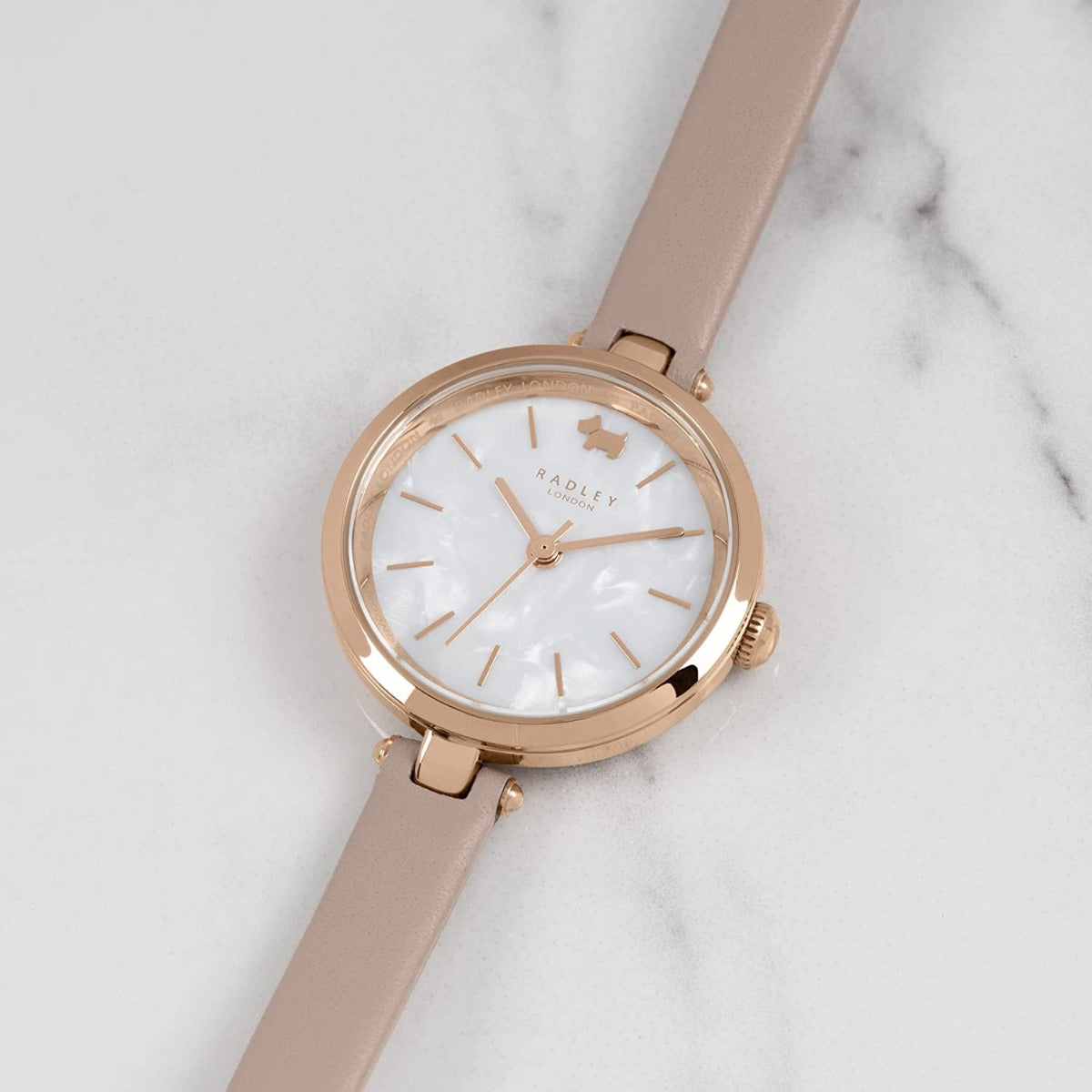 Radley Ladies Watch with Mother of Pearl Dial and Nude Strap RY21436A