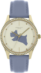 Radley Ladies Watch with Cream Dial and Blue Leather Strap RY21454A