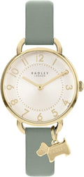Radley Ladies Watch with Champagne Dial and Green Leather Strap RY21466