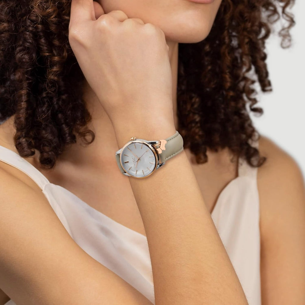Radley Ladies Watch with White Dial & Grey Strap RY21599