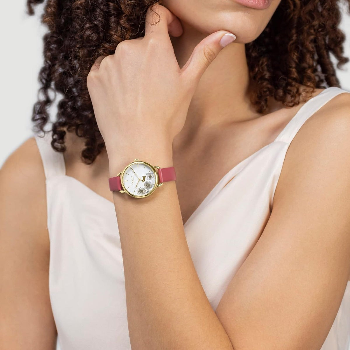 Radley Southwark Park Ladies Watch with Pink Leather Strap RY21622