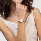 Radley Ladies Watch with Rose Gold Dial and Pink Leather Strap RY21632A-SET