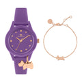Radley Ladies Watch with Purple Dial & Strap with Matching Bracelet RY21690