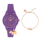 Radley Ladies Watch with Purple Dial & Strap with Matching Bracelet RY21690