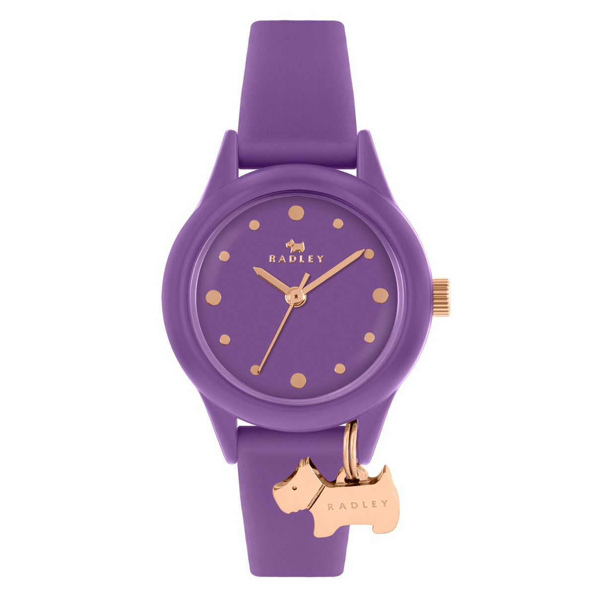 Radley Ladies Watch with Purple Dial & Strap with Matching Bracelet RY21690