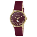 RADLEY Gwylio Merched gyda Deial Bwrgwyn a Strap Lledr Bwrgwyn RY21782A