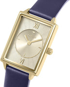 RADLEY Ladies Watch with Gold Dial and Blue Leather Strap RY21854