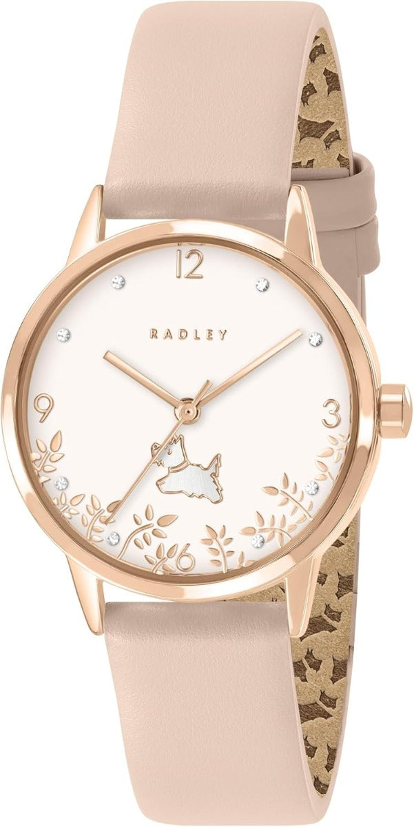 RADLEY Ladies Watch with White Dial and Pink Strap RY21862A