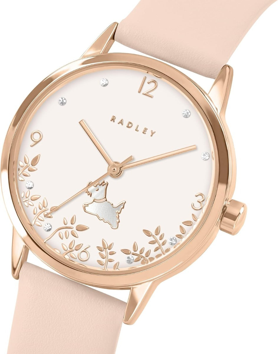 RADLEY Ladies Watch with White Dial and Pink Strap RY21862A