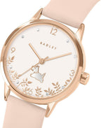 RADLEY Ladies Watch with White Dial and Pink Strap RY21862A