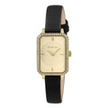 RADLEY Ladies Watch with Gold Dial and Black Leather Strap RY21890
