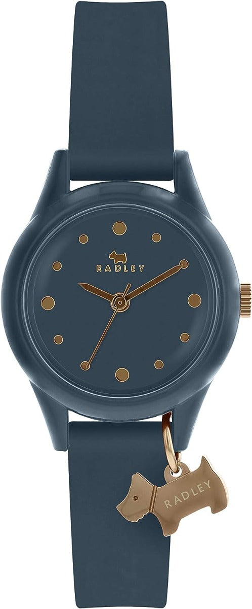Radley Ladies Watch with Blue Dial and Blue Silicone Strap RY2370