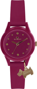 Radley Ladies Watch with Pink Dial and Pink Silicone Strap Watch RY2636