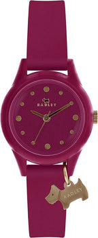 Radley Ladies Watch with Pink Dial and Pink Silicone Strap Watch RY2636