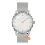 Radley Ladies Gift Set with Mother of Pearl Dial and Silver Milanese Strap and Earrings Set RY4593A-SET