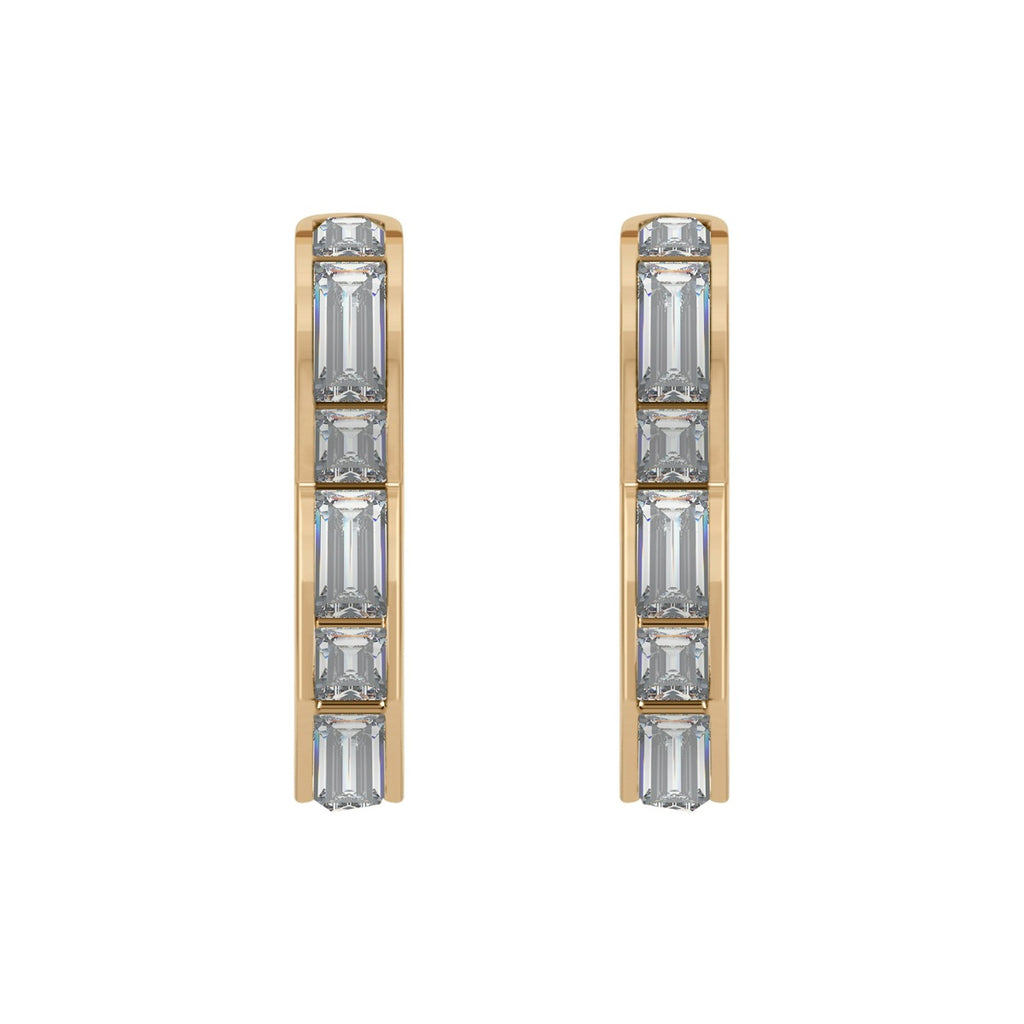 Radley Ladies Stone Set Heart Huggie Earrings RYJ1188S