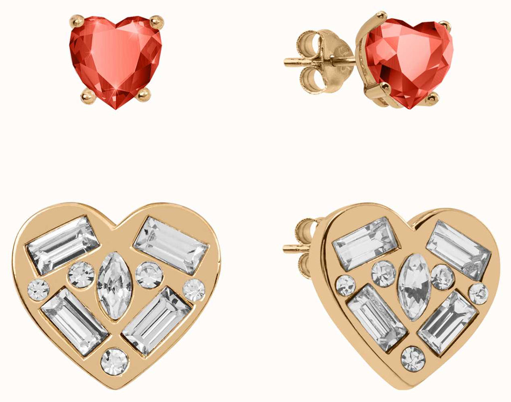 Radley Ladies Rose Gold Plated Twin Pack Earrings RYJ1194S