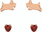 Radley Ladies 18ct Rose Gold Plated Sterling Silver Earrings RYJ1254
