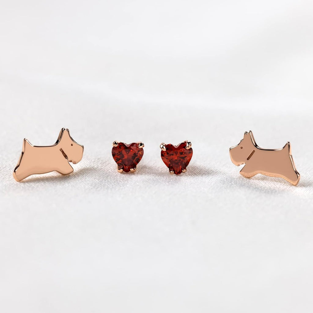 Radley Ladies 18ct Rose Gold Plated Sterling Silver Earrings RYJ1254