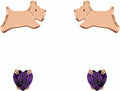 Radley Ladies 18ct Rose Gold Plated Sterling Silver Earrings RYJ1256